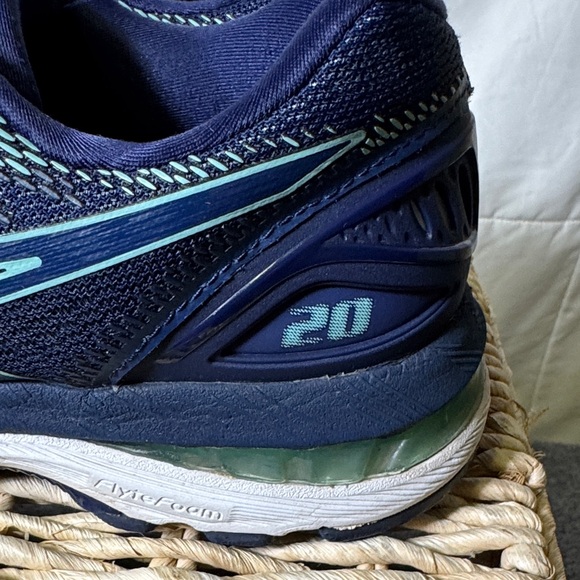 ASICS Gel-Nimbus 20 Women’s Running Shoes Navy Blue - Picture 13 of 14